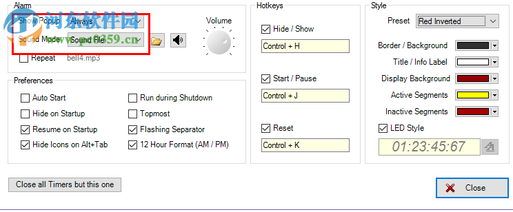 Jumbo Timer(桌面定时提醒软件) 3.0 免费版