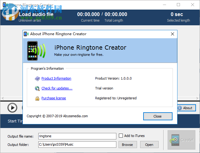 iPhone Ringtone Creator(iPhone铃声制作工具) 2.9.0.0 免费版