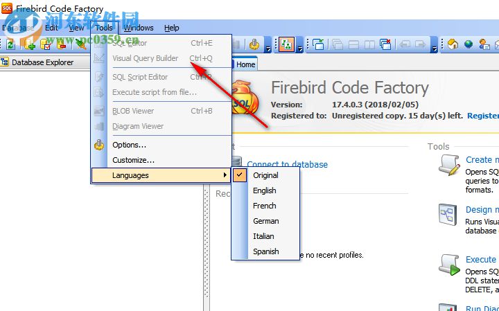 Firebird Code Factory(Firebird数据库管理工具) 17.4.0.3 官方版