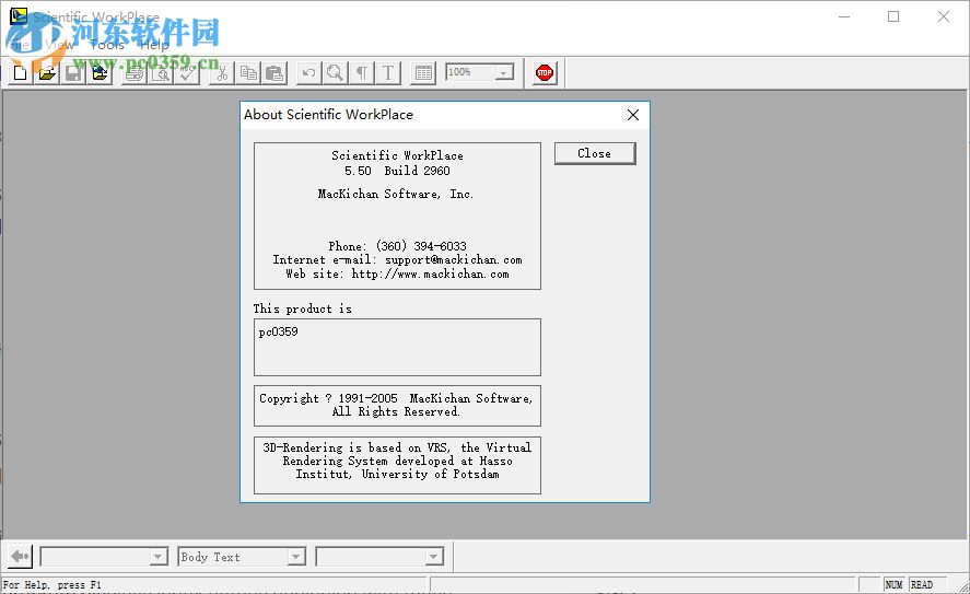 MacKichan Scientific Workplace(论文排版软件) 5.5.2960 免费版