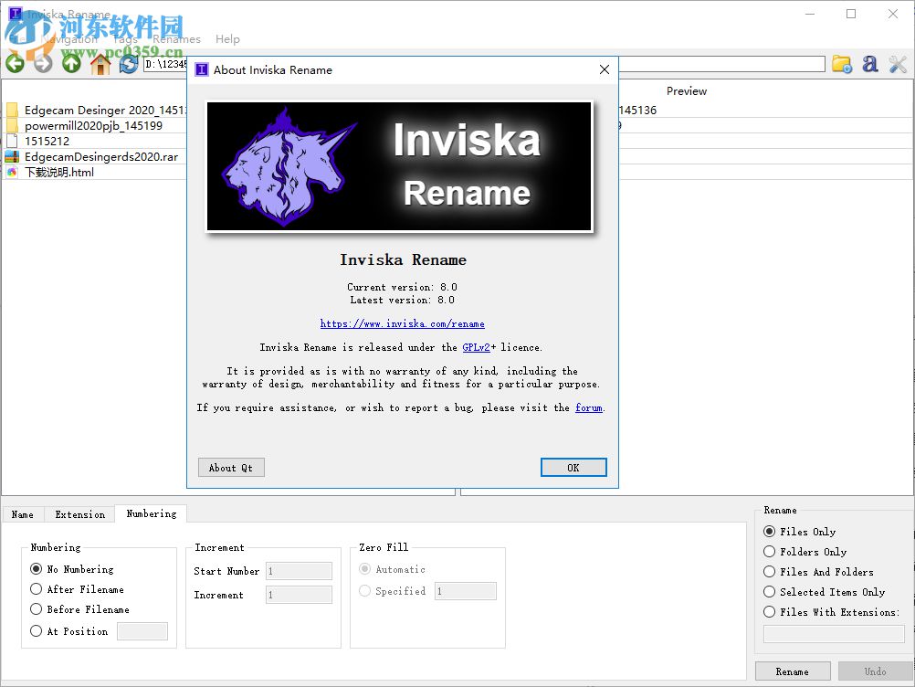 Inviska Rename(批量重命名软件) 12.0 官方版
