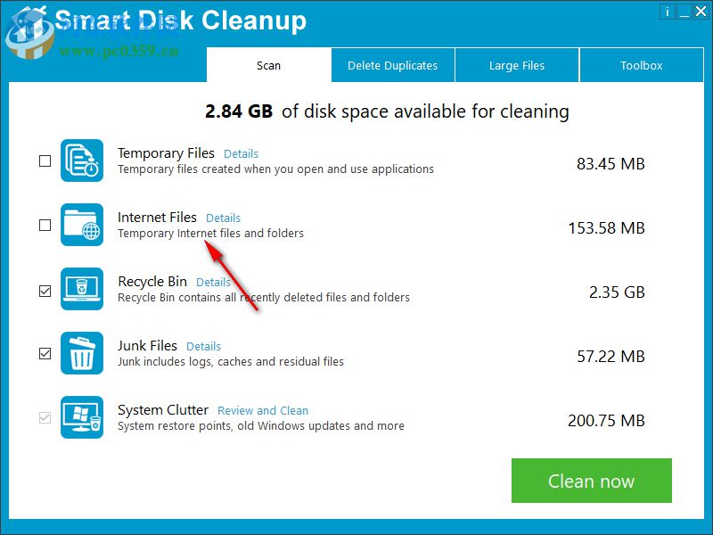 Smart Disk Cleanup(磁盘清理软件) 2.2 官方版