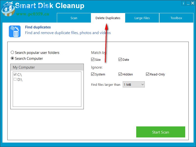 Smart Disk Cleanup(磁盘清理软件) 2.2 官方版