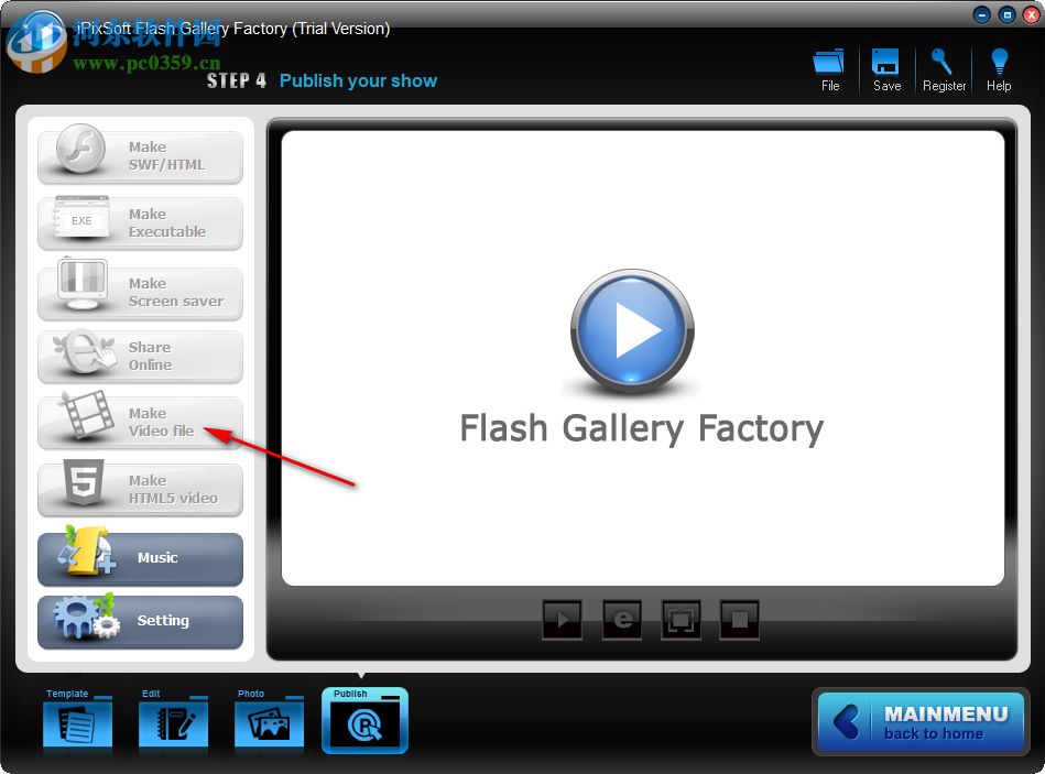 iPixSoft Flash Gallery Factory(Flash幻灯片制作软件) 2.5.0.0 官方版