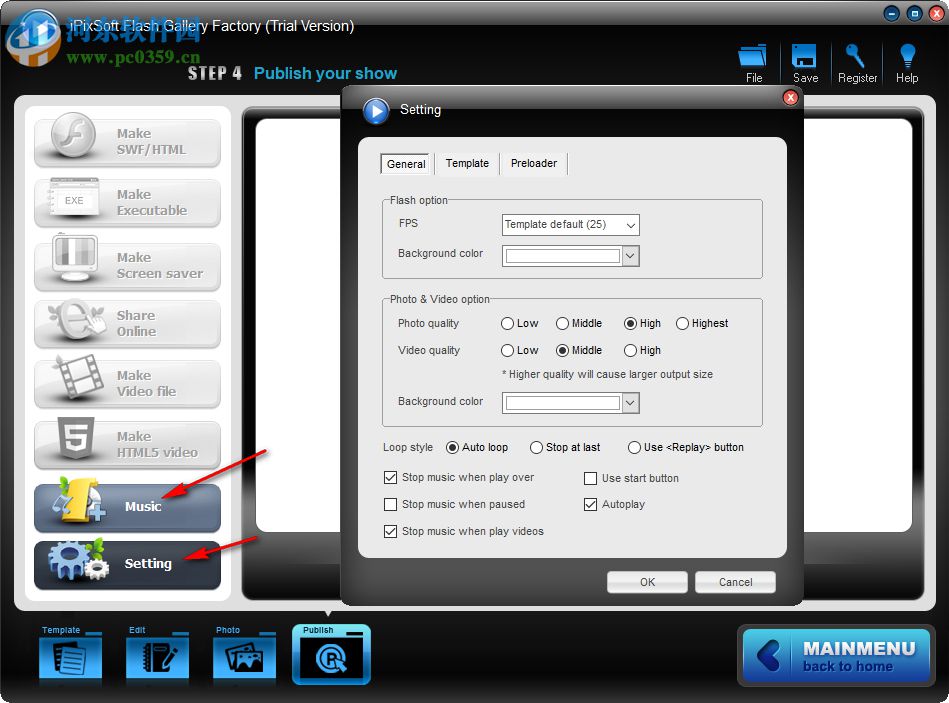 iPixSoft Flash Gallery Factory(Flash幻灯片制作软件) 2.5.0.0 官方版