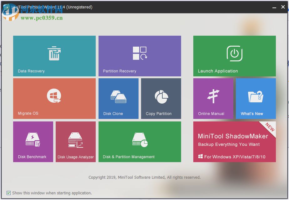 MiniTool Partition Wizard(<a href=https://www.pc0359.cn/zt/cpfqgj/ target=_blank class=infotextkey>磁盘分区</a>管理工具)