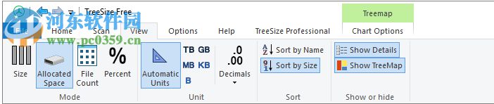 TreeSizeFree(硬盘文件整理)