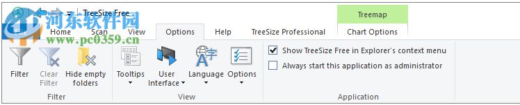 TreeSizeFree(硬盘文件整理)