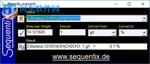 Chemulator(化学浓度单位换算器) 1.1 官方版