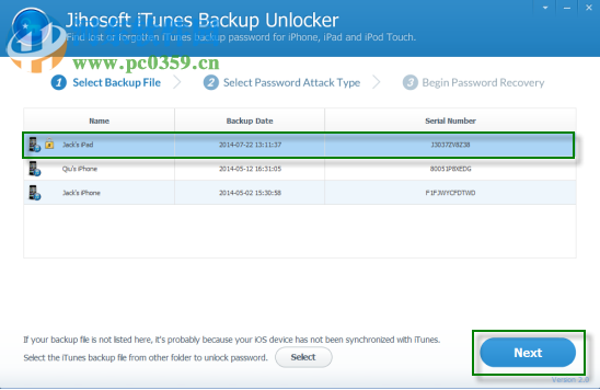 Jihosoft iTunes Backup Unlocker(iTunes备份解锁器) 3.0.4.0 官方版