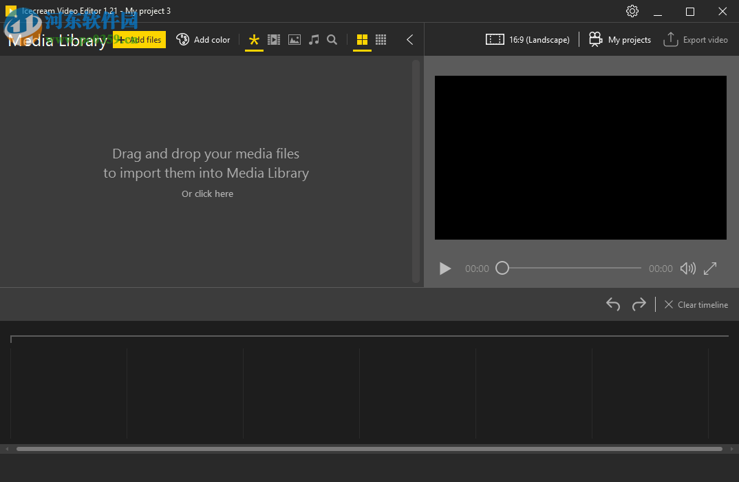 Icecream Video Editor(免费<a href=https://www.pc0359.cn/v/duanshipin/ target=_blank class=infotextkey>视频剪辑</a>软件)
