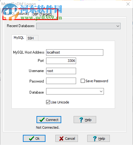 MysqlToDbf(数据转换工具) 1.3 官方版
