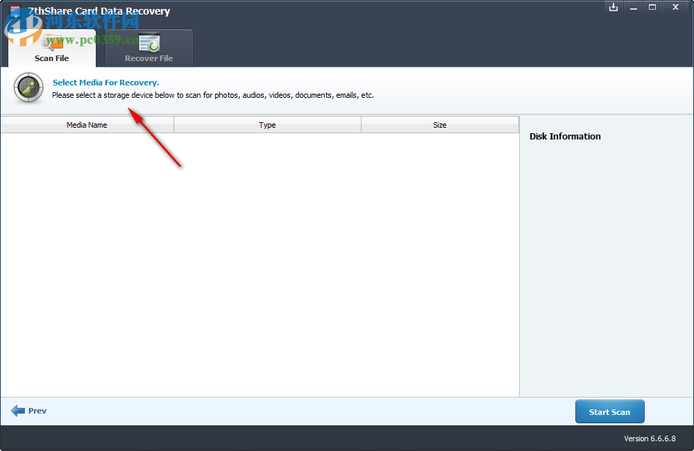 7thShare Card Data Recovery(内存卡数据恢复软件) 6.6.6.8 免费版
