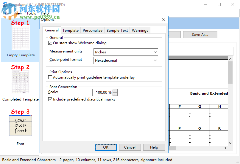 Scanahand(字体制作软件) 6.1 官方版