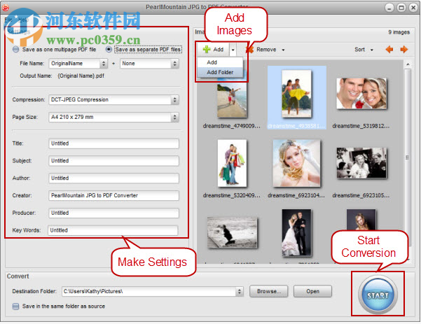 PearlMountain JPG to PDF Converter(JPG转PDF工具) 1.1.4 官方版