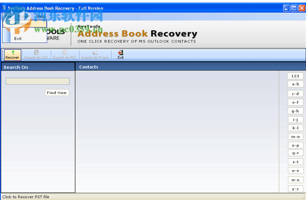SysTools Address Book Recovery(通讯簿恢复软件) 2.0 官方版