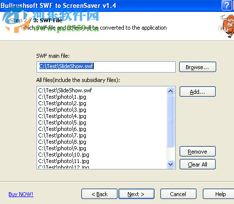 BullrushSoft SWF to ScreenSaver(SWF转屏幕保护工具) 1.72 中文版
