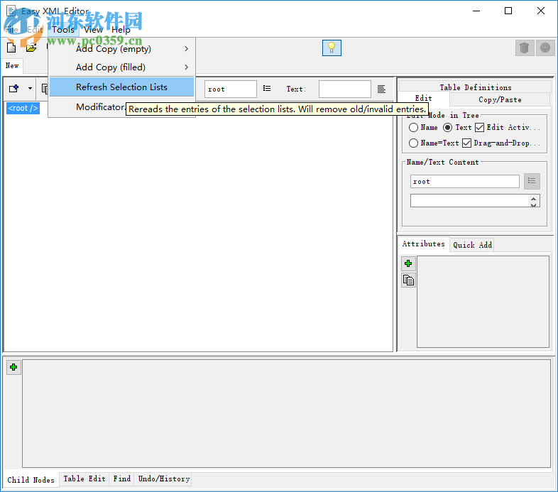 Easy XML Editor(<a href=https://www.pc0359.cn/y/xmlbjq/ target=_blank class=infotextkey><a href=https://www.pc0359.cn/y/xmlbjq/ target=_blank class=infotextkey>xml编辑</a>器</a>) 1.7.7 官方版