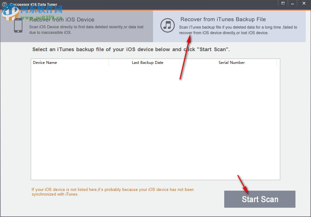 Cocosenor iOS Data Tuner(iOS设备数据恢复工具) 3.1.0 官方版