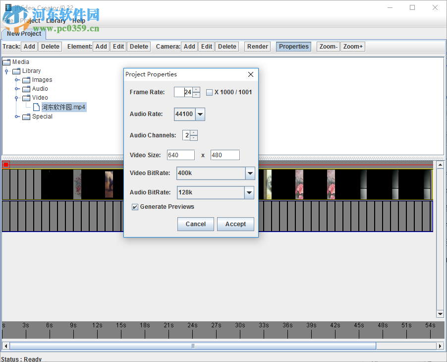 jfVideo Creator(视频编辑处理工具) 0.22 官方版