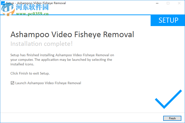 Ashampoo Video Fisheye Removal(鱼眼效果去除工具) 1.0.0 官方版