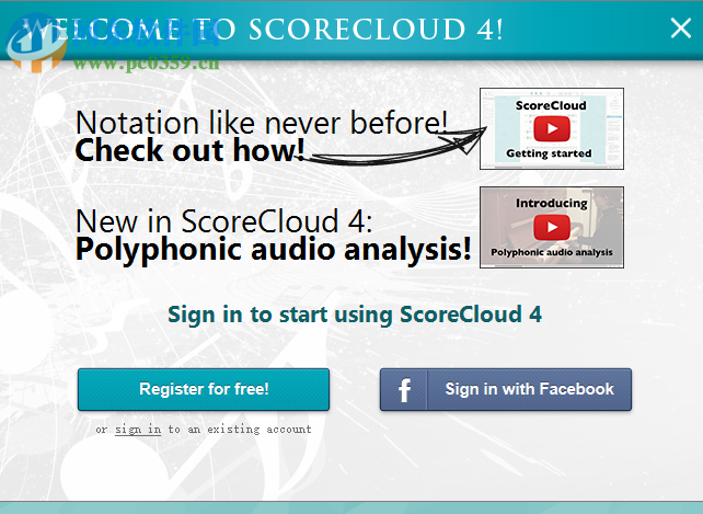 ScoreCloud(听声作曲软件) 4.3.2 官方版