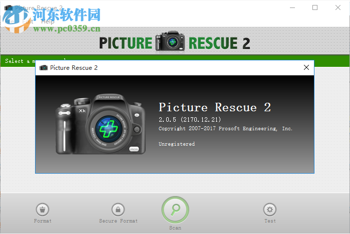 Picture Rescue(<a href=https://www.pc0359.cn/zt/zphf/ target=_blank class=infotextkey>照片恢复</a>软件) 2.0.5 官方版