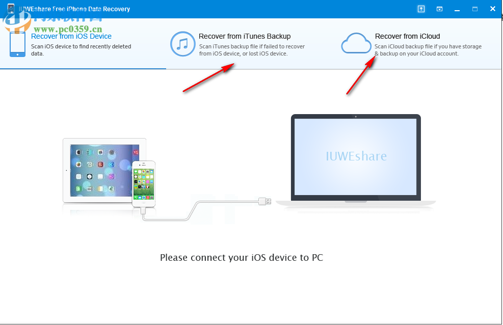 IUWEshare Free iPhone Data Recovery 1.1.8.8 官方版
