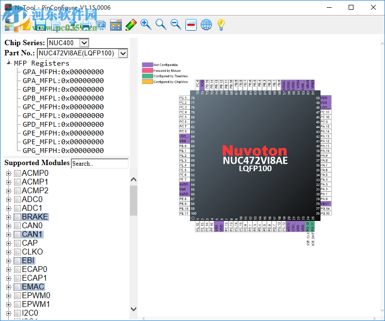 新唐单片机工具(NuTool-PinConfigure) 1.15.0006 官方版