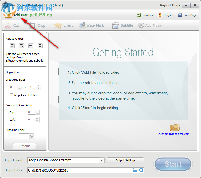 idoo Video Rotation(视频翻转软件) 3.0.0 官方版