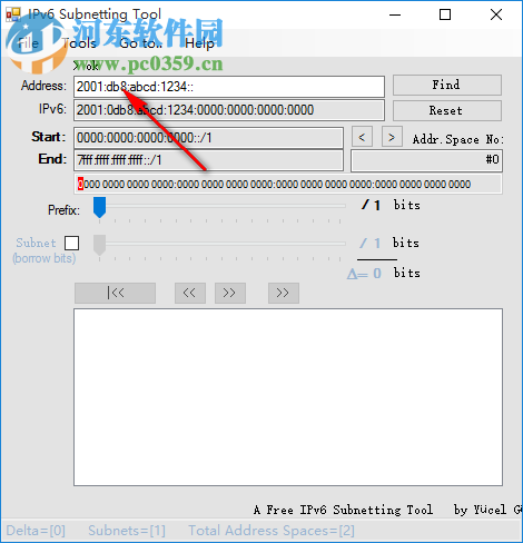 IPV6子网掩码计算器(IPv6 Subnetting Tool) 1.9.0.2 免费版