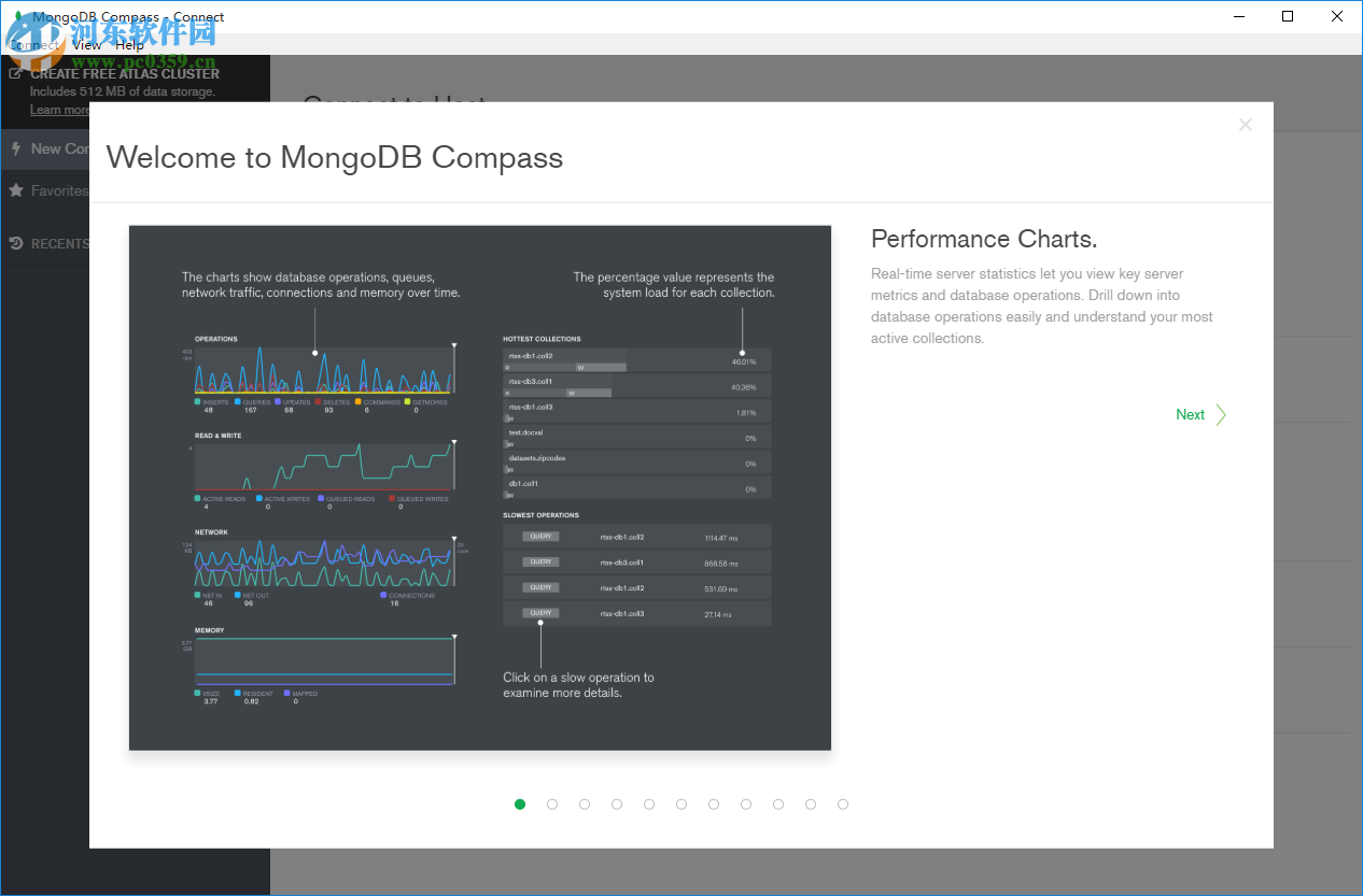 MongoDB Compass(数据库管理软件) 1.18.0 官方版