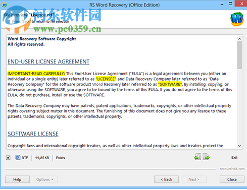 RS Word Recovery(Word文档恢复软件) 2.6 官方版