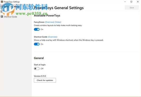 Win10 Power Toys(微软增强工具集) 0.11.0 官方版