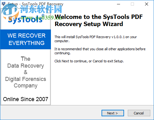 SysTools PDF Recovery(PDF修复软件) 1.0.0.1 官方版