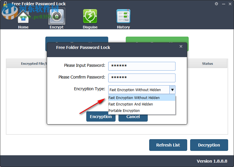 Free Folder Password Lock(文件加密软件) 1.8.8.8 官方版