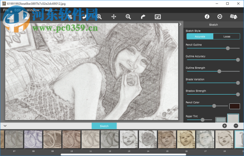 PhotoArtista Sketch(照片转素描软件) 2.00 官方版
