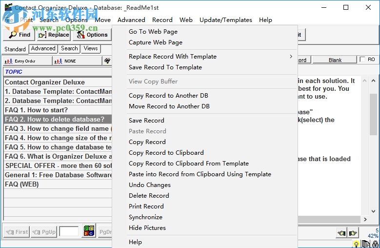 Contact Organizer Deluxe 4.1 免费版