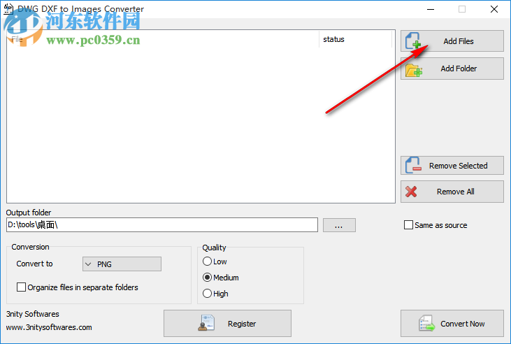 3nity DWG DXF to Images Converter(CAD图纸转图片) 2.1 免费版