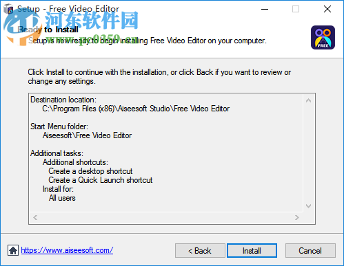 Aiseesoft Free Video Editor(视频编辑器) 1.0.12 官方版