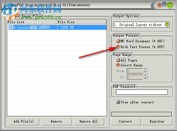 VeryPDF Scan to Word OCR Converter(OCR转换工具) 3.10 官方版