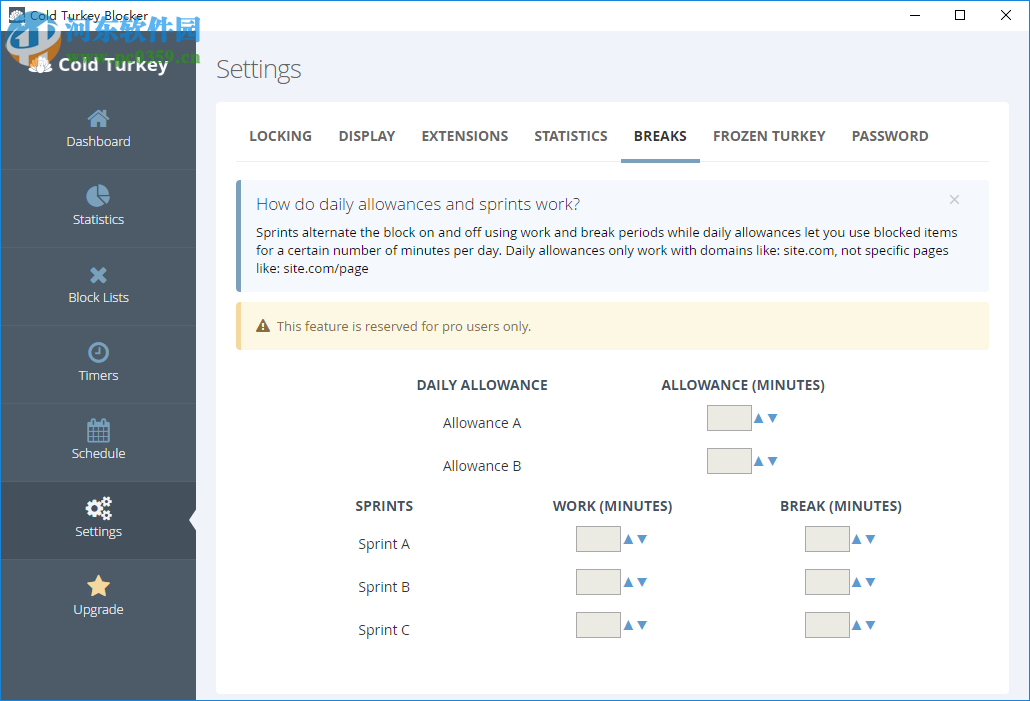 Cold Turkey Blocker Pro 3.10 免费版