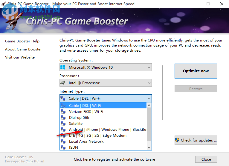 Chris-PC Game Booster(游戏性能提升软件) 5.05 免费版