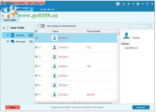Vibosoft Android SMS + Contacts Recovery