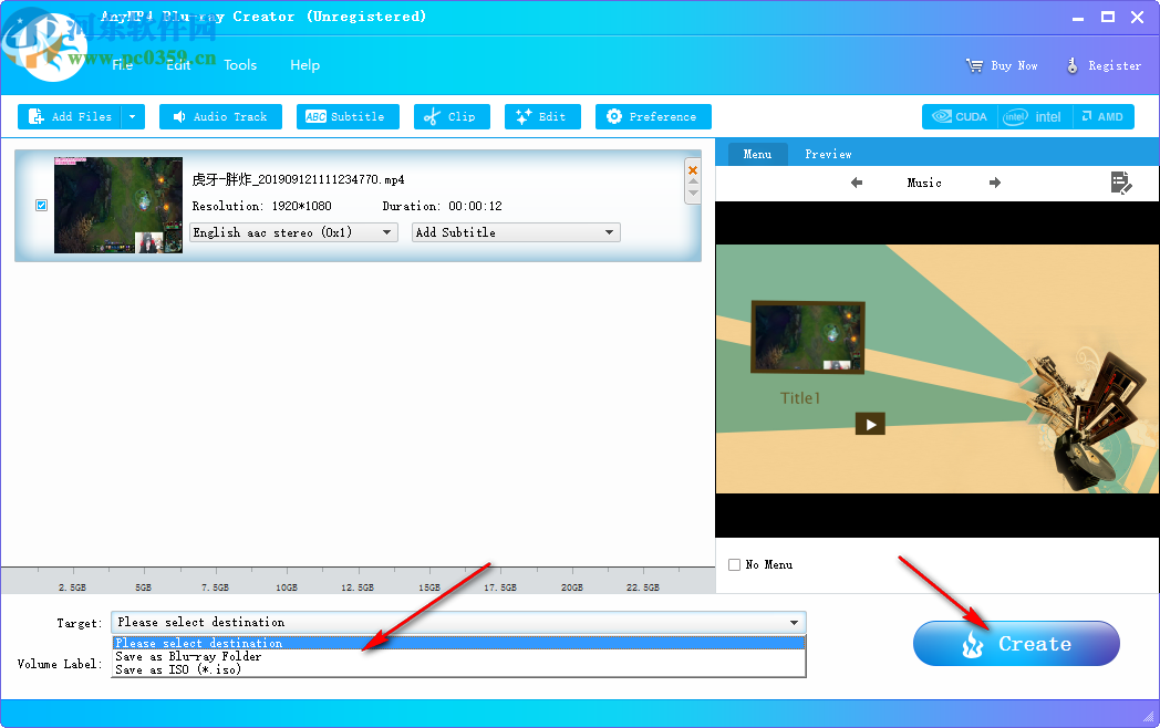 AnyMP4 Blu-ray Creator(蓝光刻录工具)