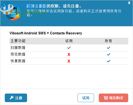 Vibosoft Android SMS + Contacts Recovery