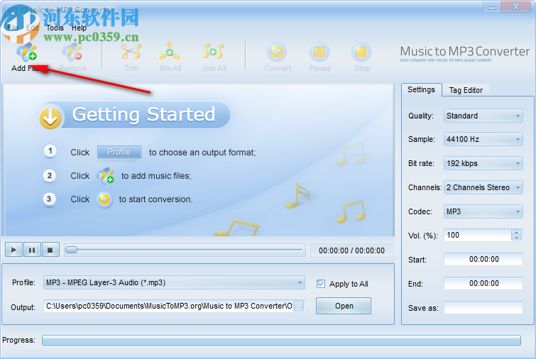 Music to MP3 Converte(音乐格式转换工具)