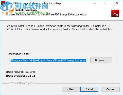 Free PDF Image Extractor 4dots(PDF图片提取软件)