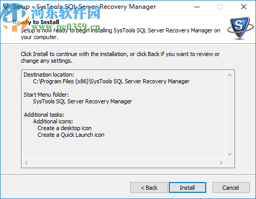 SysTools SQL Server Recovery Manager