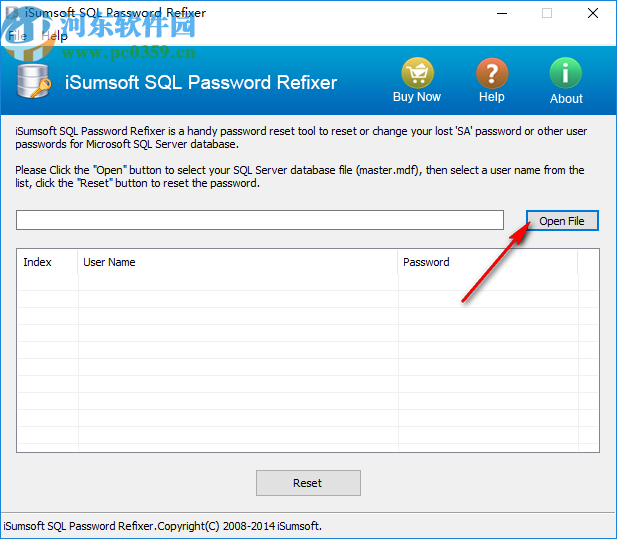 iSumsoft SQL Password Refixer(密码重置软件)